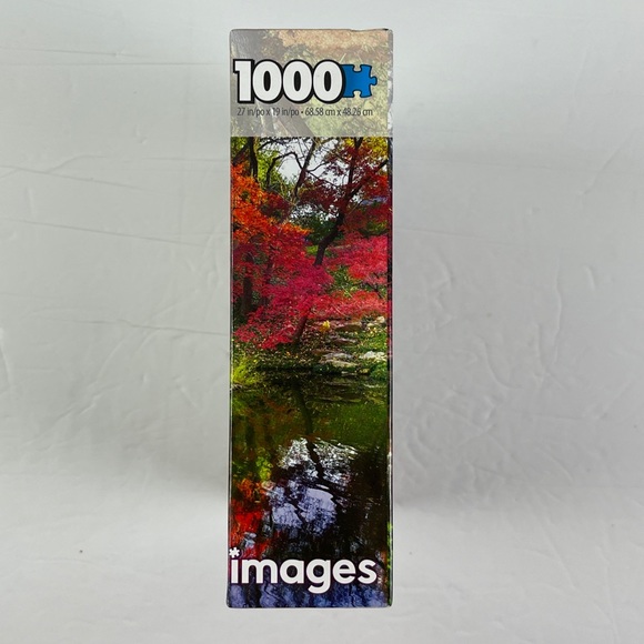 Images Pond Reflections 1000 pc Jigsaw Puzzle autumn fall woods landscape NEW - Picture 6 of 8